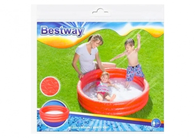 Piscină gonflabilă roșie Bestway