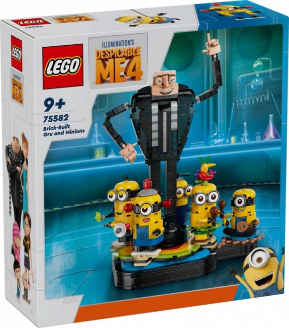 Gru și minionii din blocuri de construcție