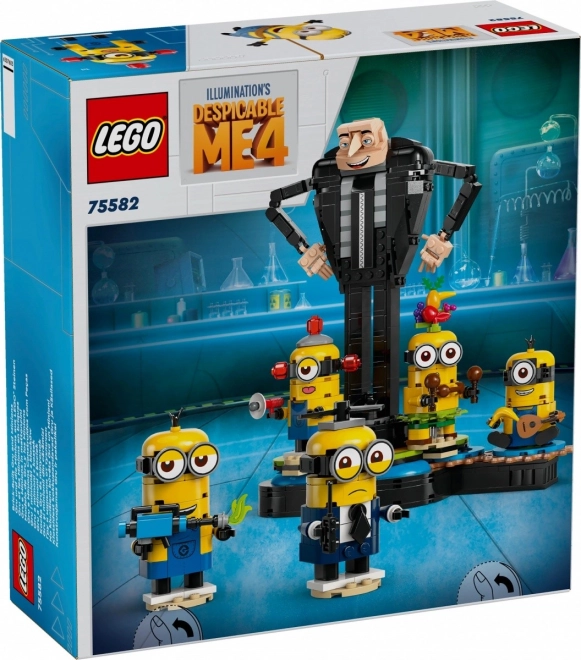 Gru și minionii din blocuri de construcție