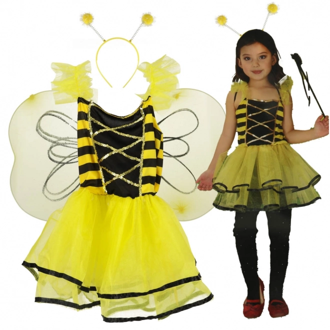 Costum de albină de carnaval pentru copii
