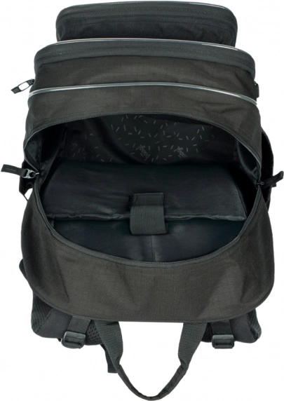 Set școlar BAAGL: Rucsac, Penar și Săculeț Cubic Uni Negru