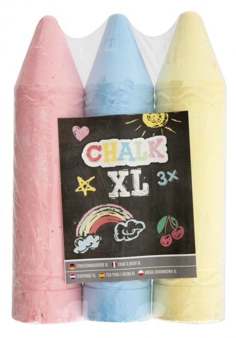 Crete colorate XL - 3 buc