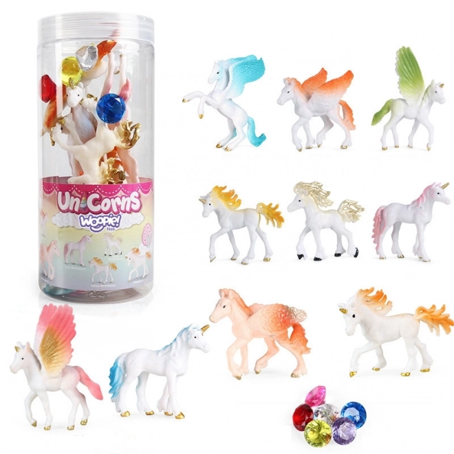 Set figurine unicorni Woopie