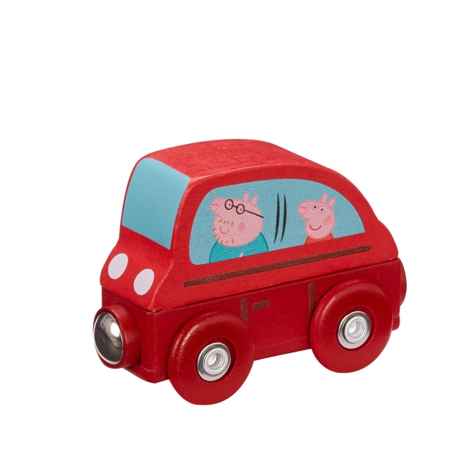 Vehicul din lemn Mini Peppa Pig Tm Toys