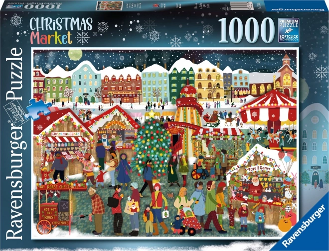 Puzzle piețe de Crăciun RAVENSBURGER 1000 piese