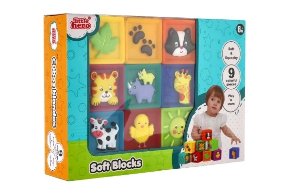 Set de Blocuri Moi din Cauciuc 9 Bucăți