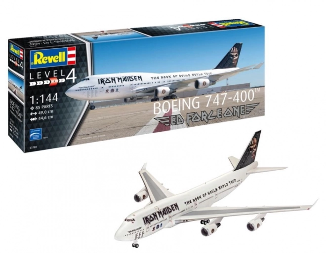 Model plastic Boeing 747-400 Ed Force One 1/144