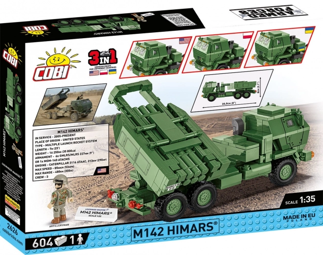 Set de construcție Himars cu 604 piese