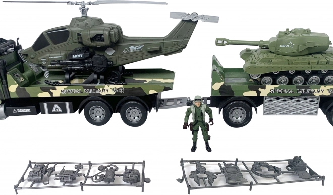 Tractor militar cu soldat 80 cm