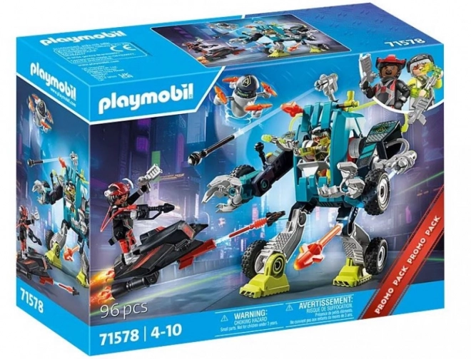 Set promo Pack Robot vs Planor Playmobil