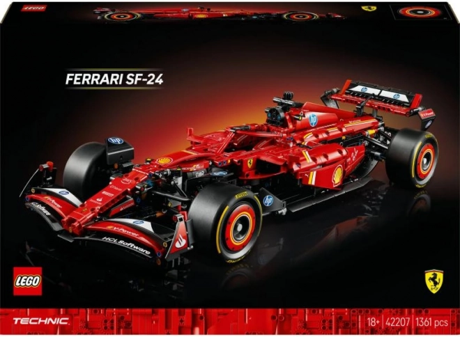 LEGO Technic Ferrari SF-24 F1 pentru adulți