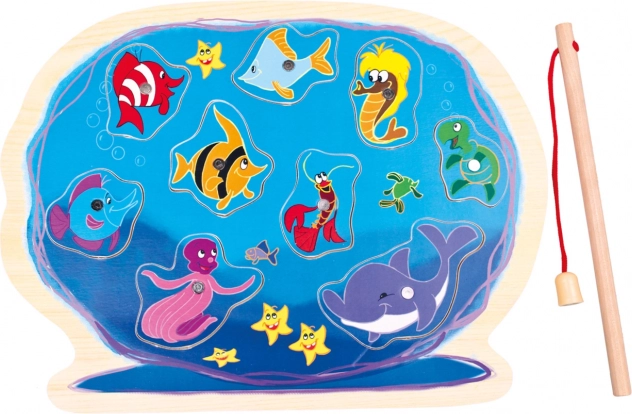 Bino Puzzle Acvariu cu undiță