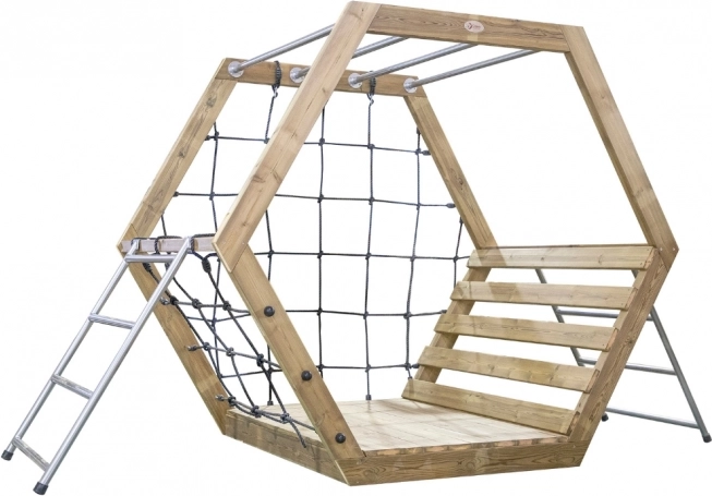 World Edu Clasic Loc De Joacă Din Lemn Pentru Copii XXL Hexagonal