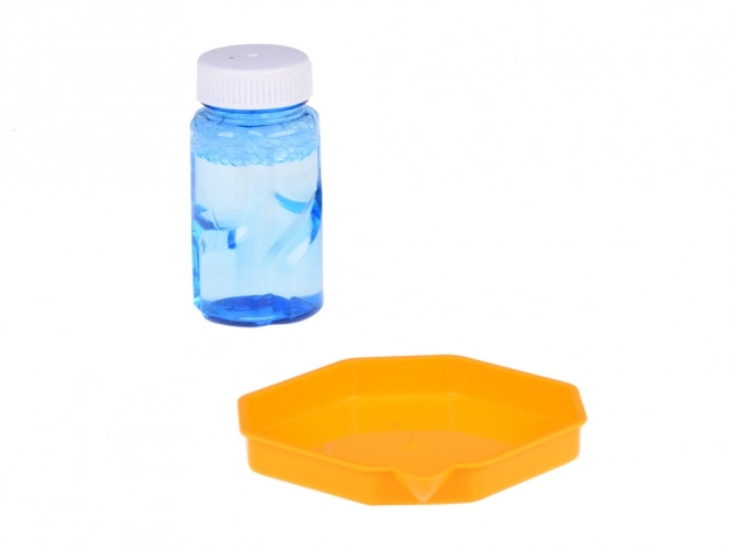 Pistolă pentru bule de săpun set lumină + lichid pentru copii ZA4976