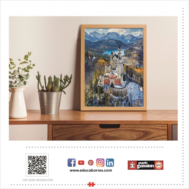 Educa puzzle Castelul Neuschwanstein din aer 1000 piese