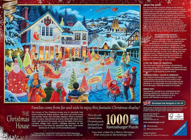 Puzzle 1000 de piese Crăciun Ravensburger