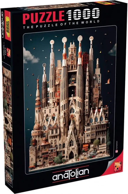 Puzzle 1000 piese Sagrada Familia de la Anatolian