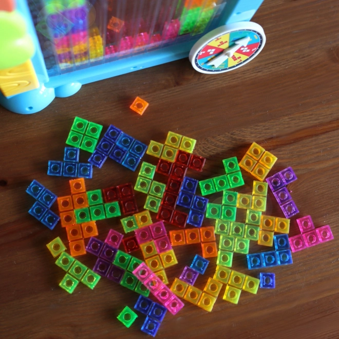 WOOPIE Joc educativ Tetris Cuburi Colorate