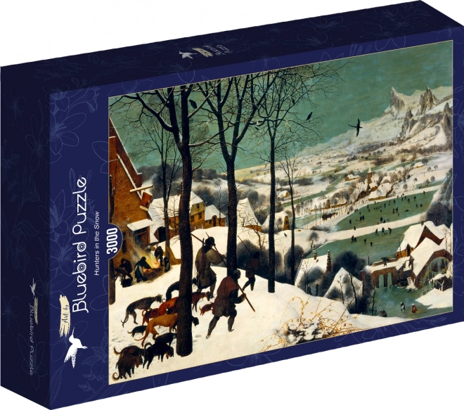 Puzzle Vânătorii în zăpadă, 3000 piese