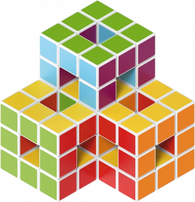 Cuburi magnetice Geomag Magicube pentru construcții libere