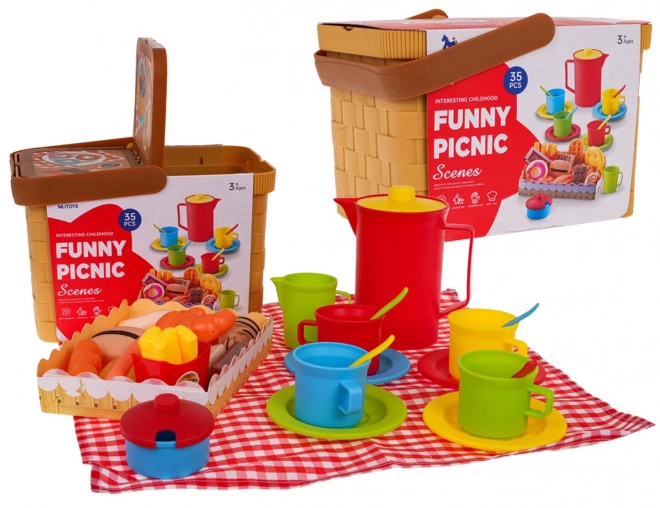 Set de picnic cu 35 piese