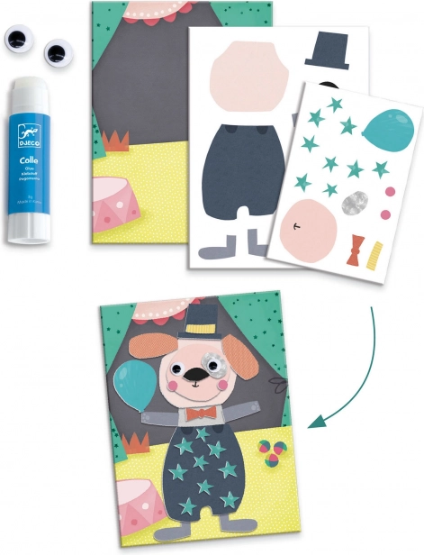 DJECO set creativ Casă plină de animale