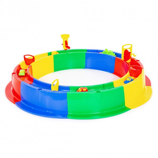 Loc de joacă cu nisip colorat cu accesorii