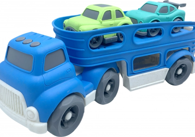 Tractor auto pentru transport auto cu două mașini