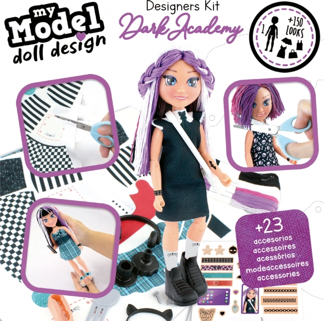 Educa Set Creativ My Model Doll Design: Academia Întunecată