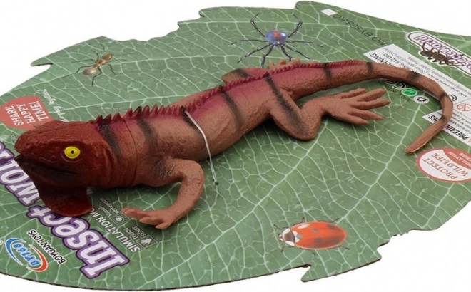 Jucărie șopârlă din plastic 27 x 9 cm