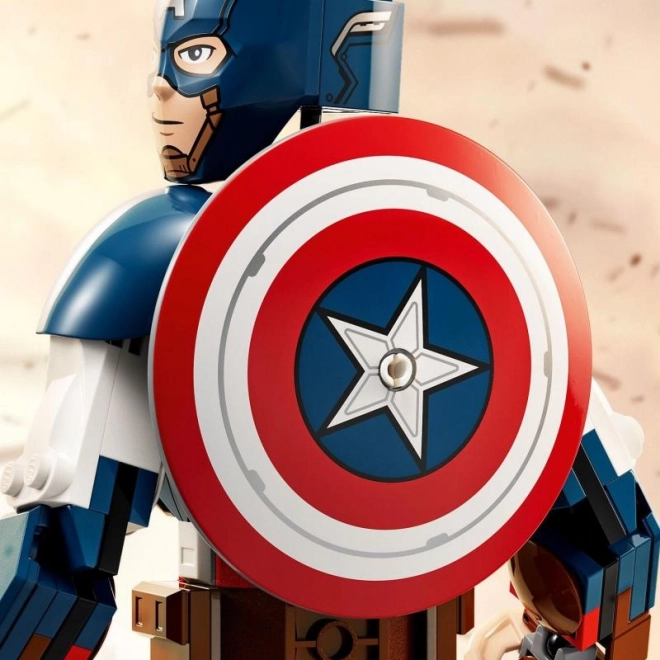 Figurină construibilă Captain America