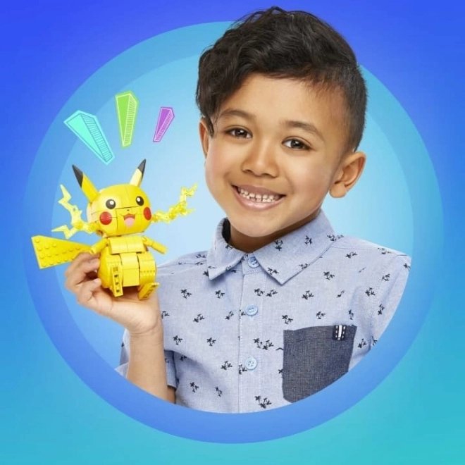 mega construx construiește și expune un pokemon – Pikachu