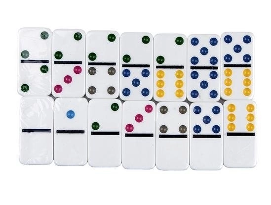Joc logic Domino în cutie metalică 28 de piese