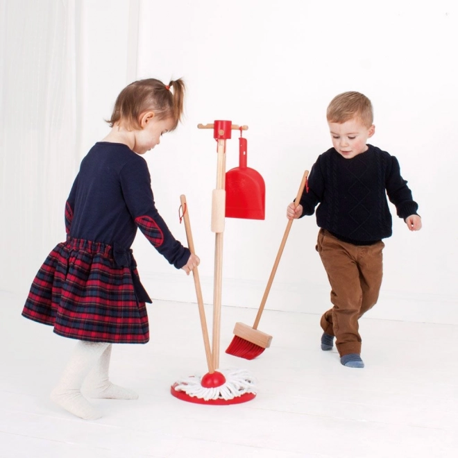 Set de curățenie roșu Bigjigs Toys