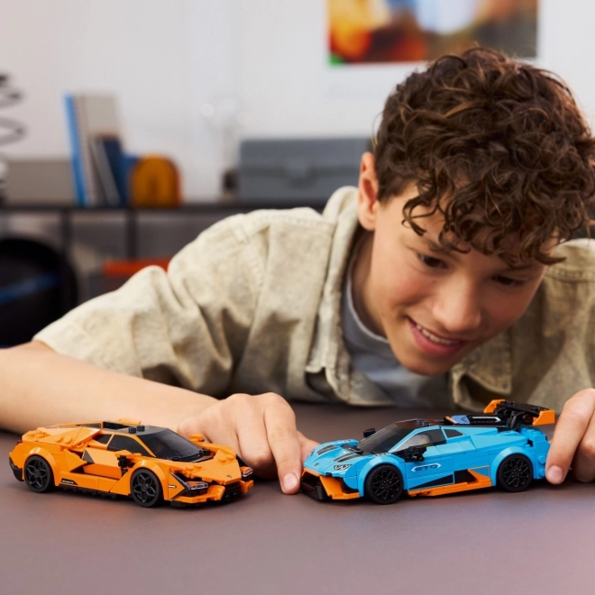 LEGO Speed Champions Lamborghini Revuelto și Huracán STO
