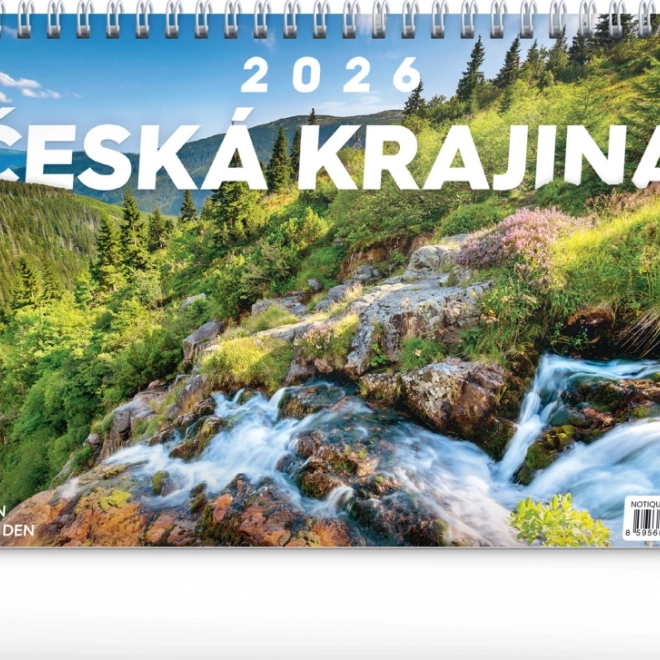 Calendar de masă peisajele cehești 2026