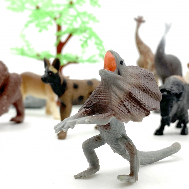 Set figurine animale sălbatice 15 piese Woopie