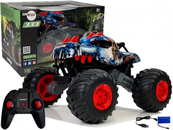 Mașină off-road Dinozaur cu telecomandă