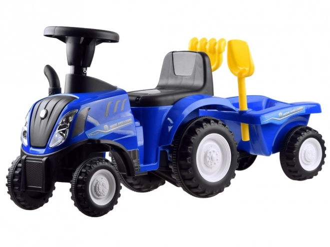 Tractor New Holland cu remorcă pentru copii