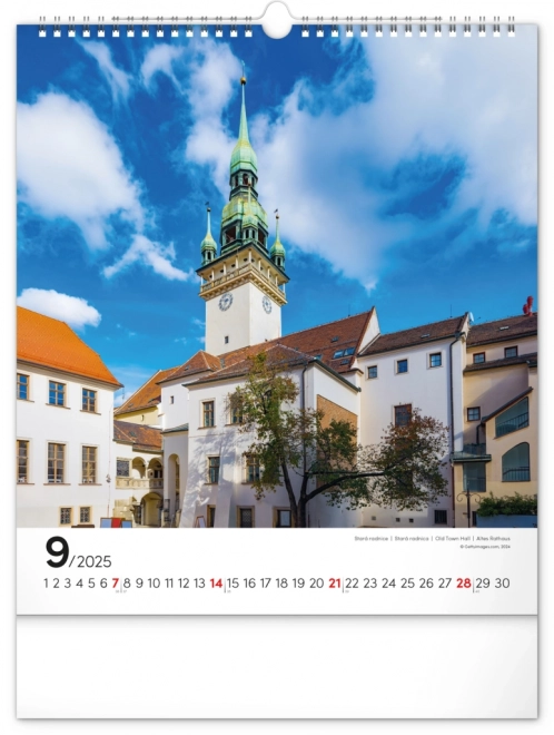 Calendar de perete Brno 2025