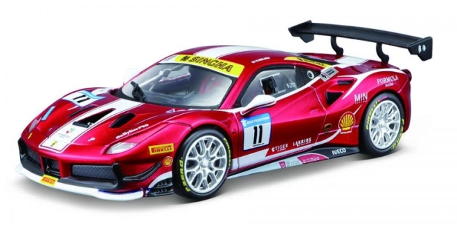 Mașinuță metalică Ferrari Racing 488 Challenge 2017 de la Bburago