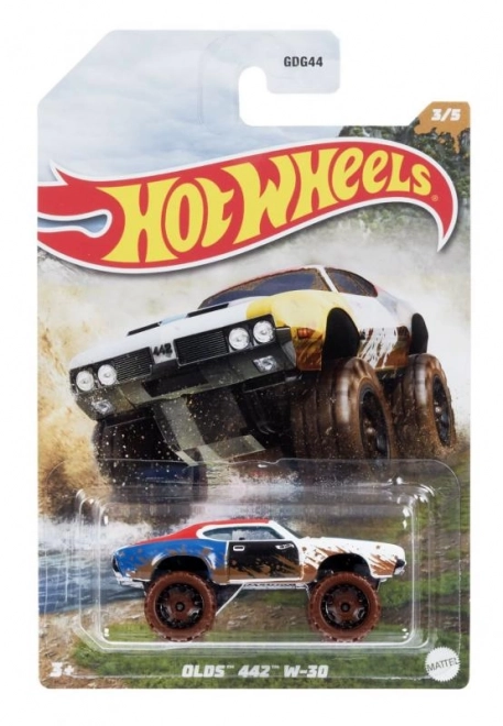 Mașinuță tematică Hot Wheels - Mud Runners