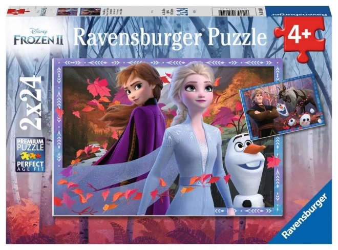 puzzle 2x24 piese Disney Frozen 2