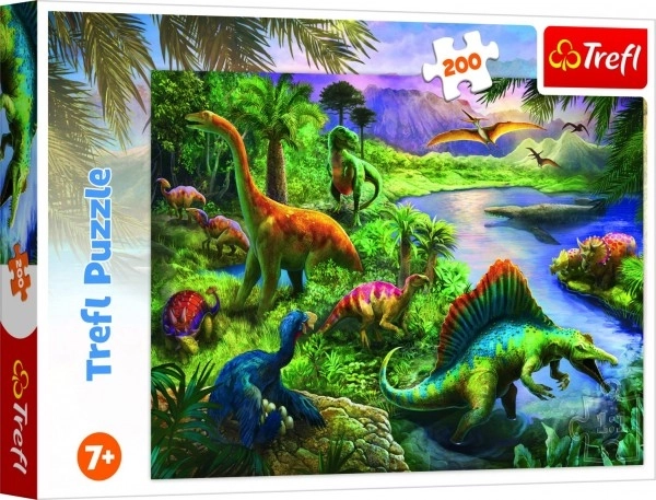 Puzzle 200 Piese Dinozauri Prapăditori