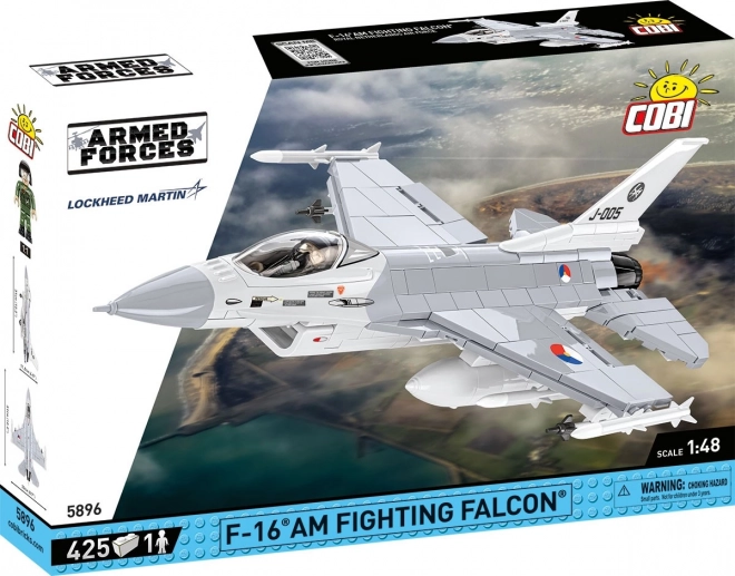 Set Avion F-16 Fighting Falcon din 425 Cărămizi