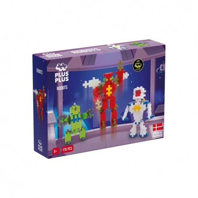 Plus-Plus set construcție roboți