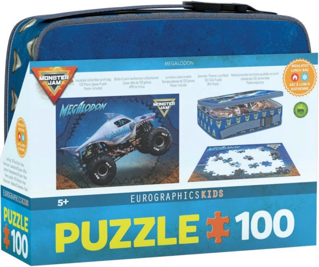 Puzzle EUROGRAPHICS în termoambalaj Megalodon Monster Jam 100 piese