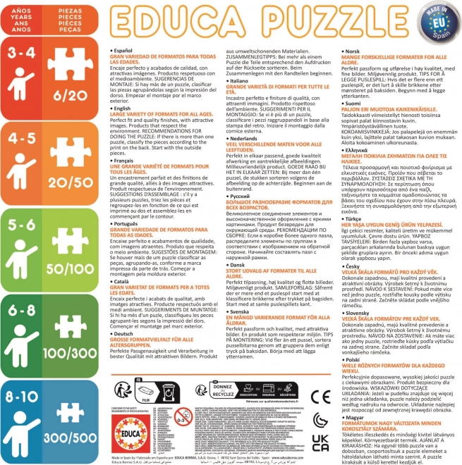 Puzzle cu cățeluși 100 de piese