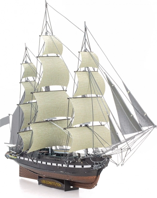 Piesă premium de puzzle 3D Metal Earth: Nava USS