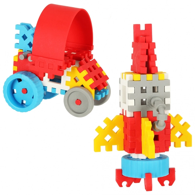 Klocky de construcție mini Marioinex set de 70 piese pentru băieți